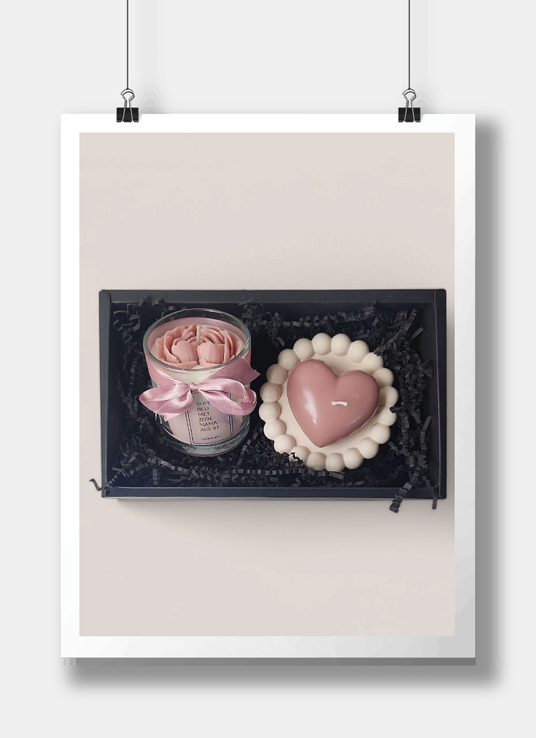 Giftset - Super Blij met zo'n moeder als jij - Rose