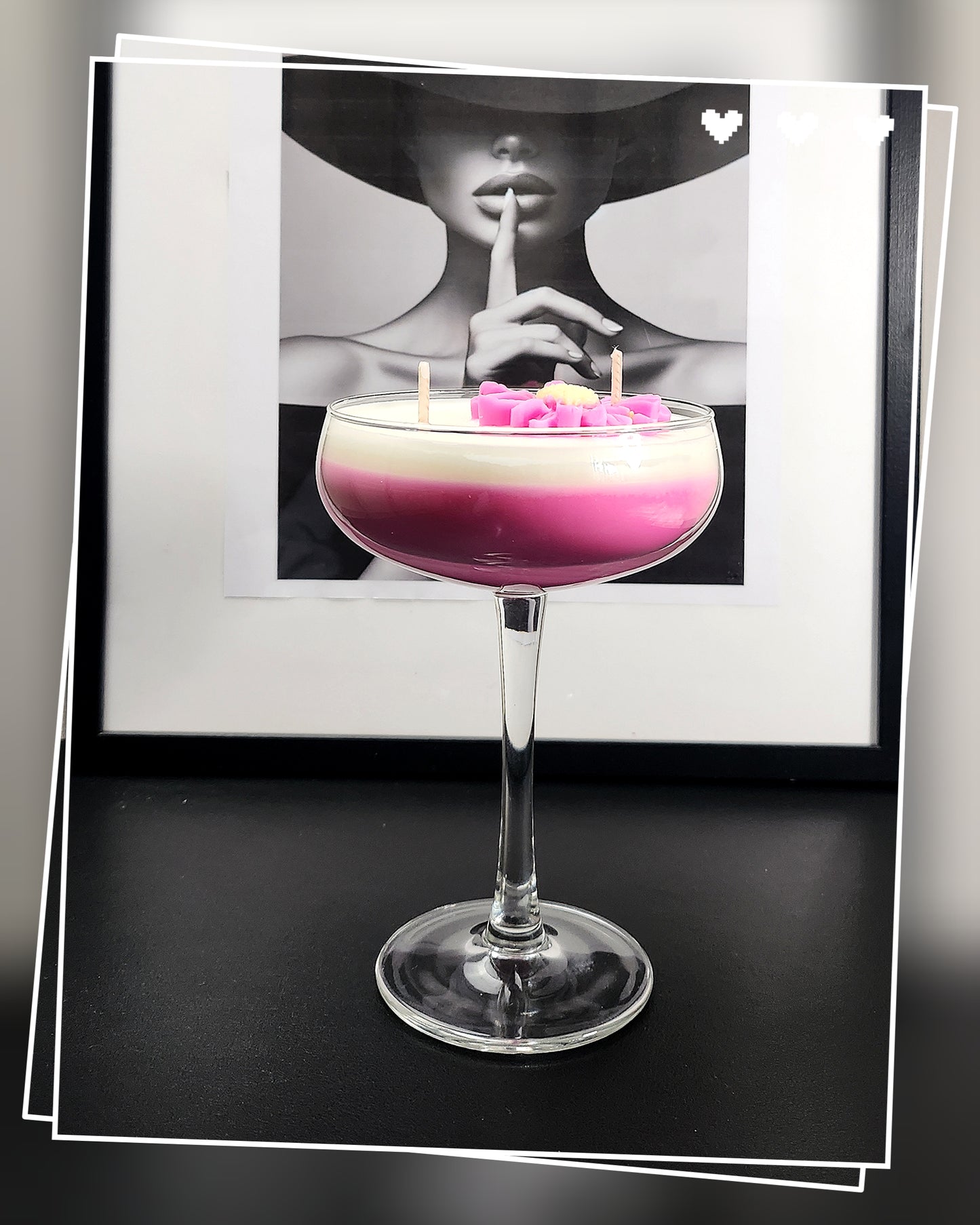 Geurkaars - Pink Lady - Cocktail