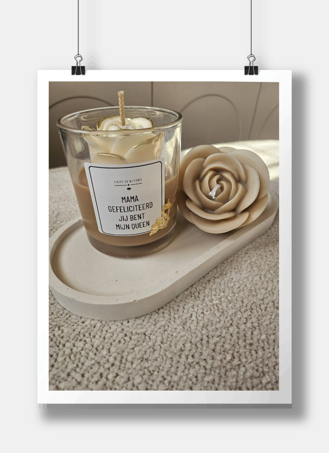 Giftset - Mama mijn Queen - Flower
