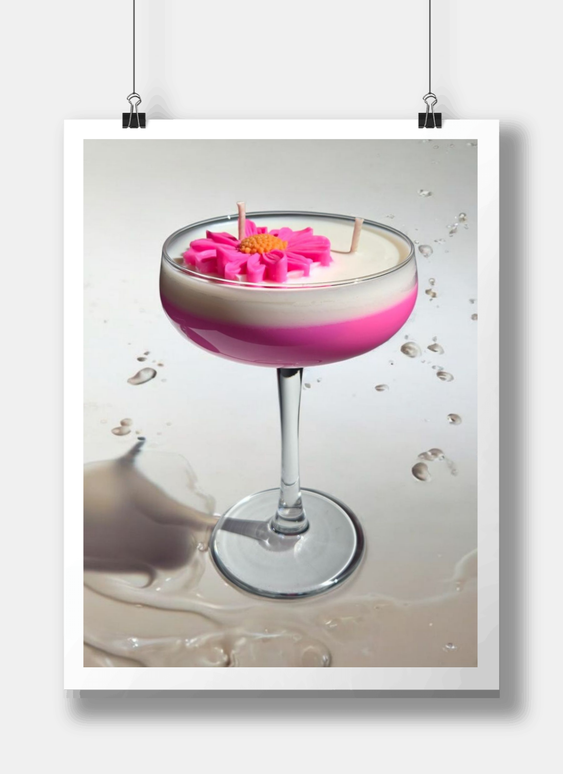 Geurkaars - Pink Lady - Cocktail