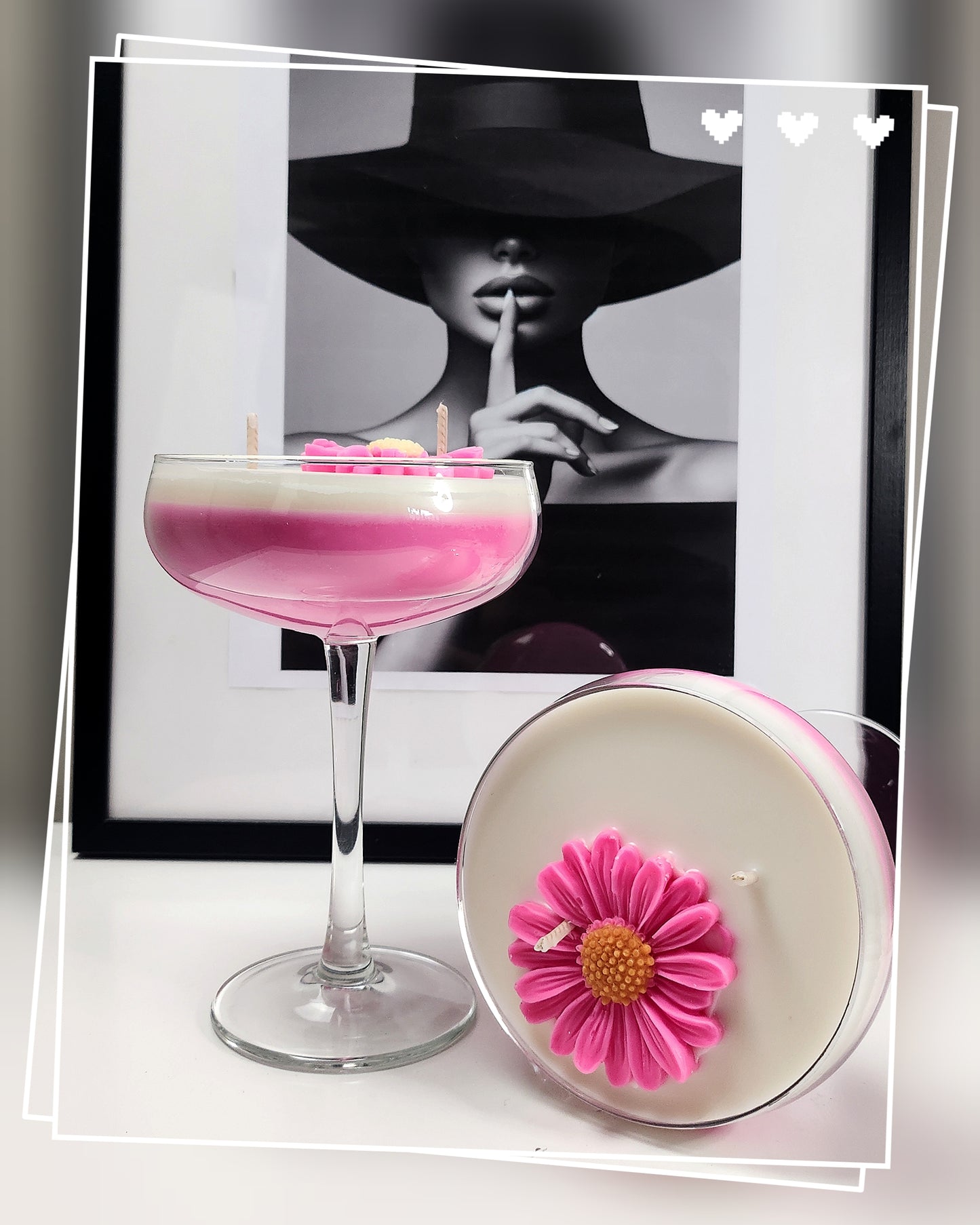 Giftset - Pink Lady 2 stuks - Geurkaarsen