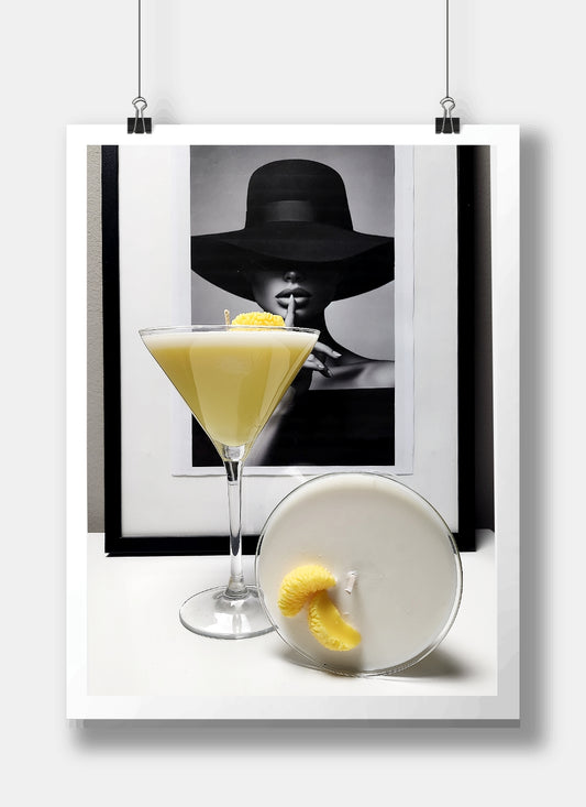 Giftset - Limoncello 2 stuks - geurkaars
